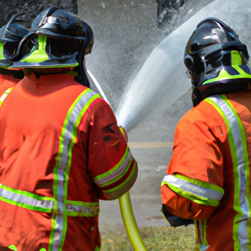 For firefighting, firefighters are trained to assess hazardous situations quickly and safely.