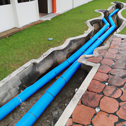 How can a drainage network help to reduce water damage?