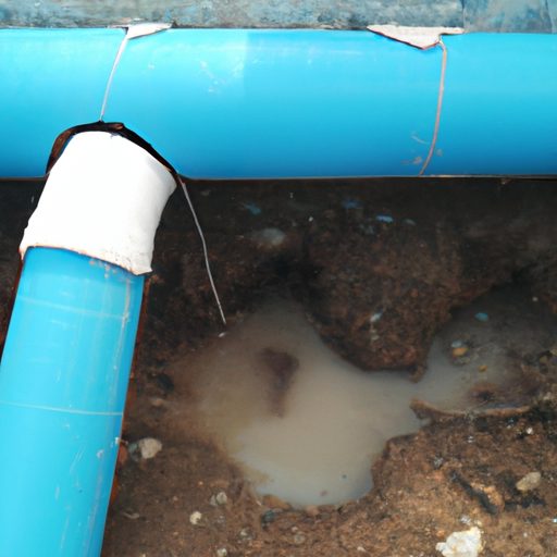Polyethylene piping can be prone to developing pin-hole leaks due to high water pressure.