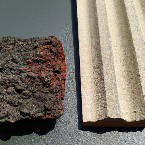 What are the differences between natural and artificial building materials?
