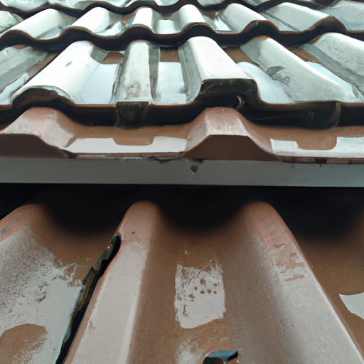 Roof tiles can be slippery when wet
